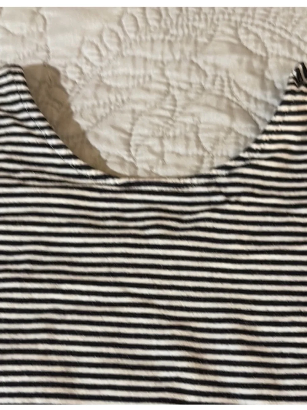Old Navy Black and White Striped Sun Dress Size Girls small (6-7)